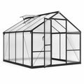Invernadero de Aluminio y Policarbonato Negro