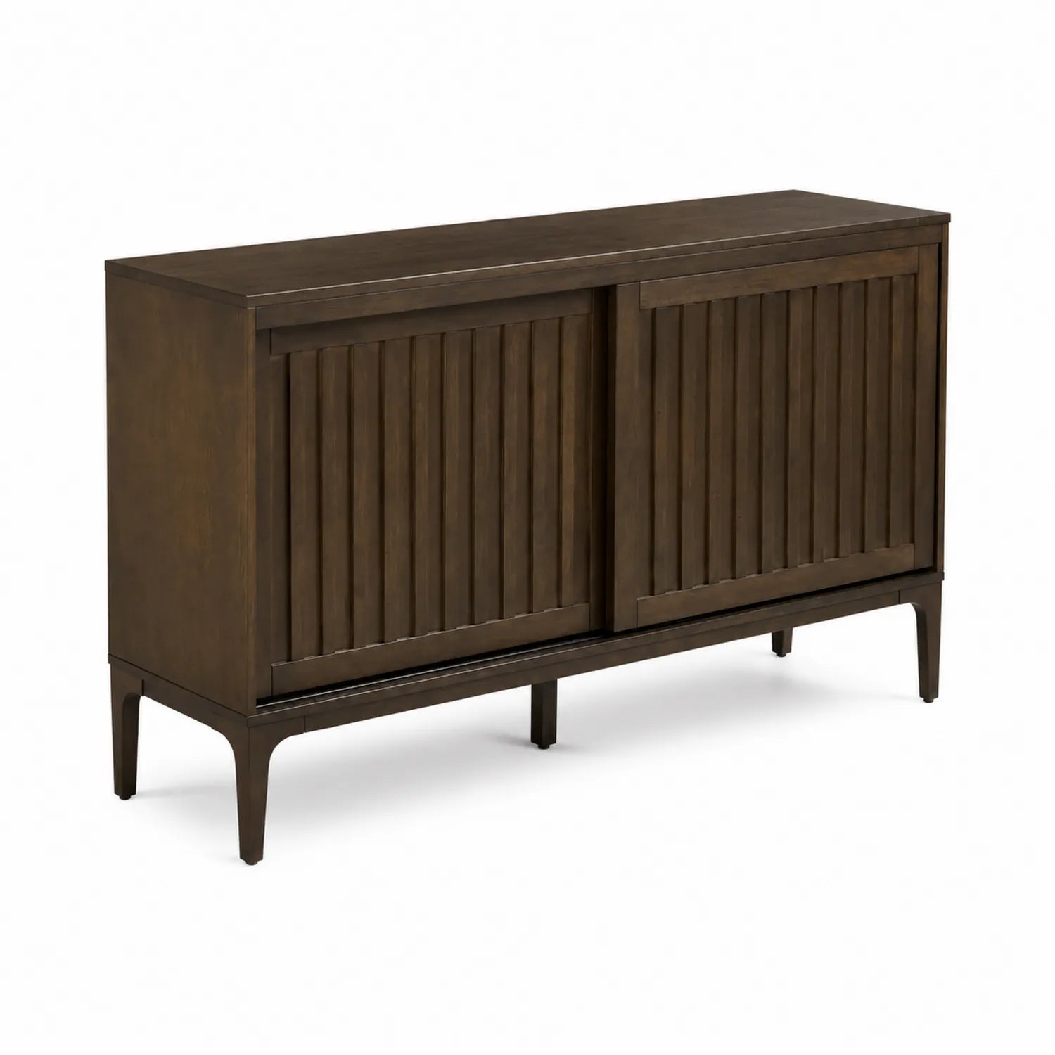 Aparador de Madera con Puertas Correderas Marrón