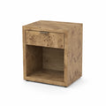 Mesa de noche de madera con cajón 50x40x60 cm