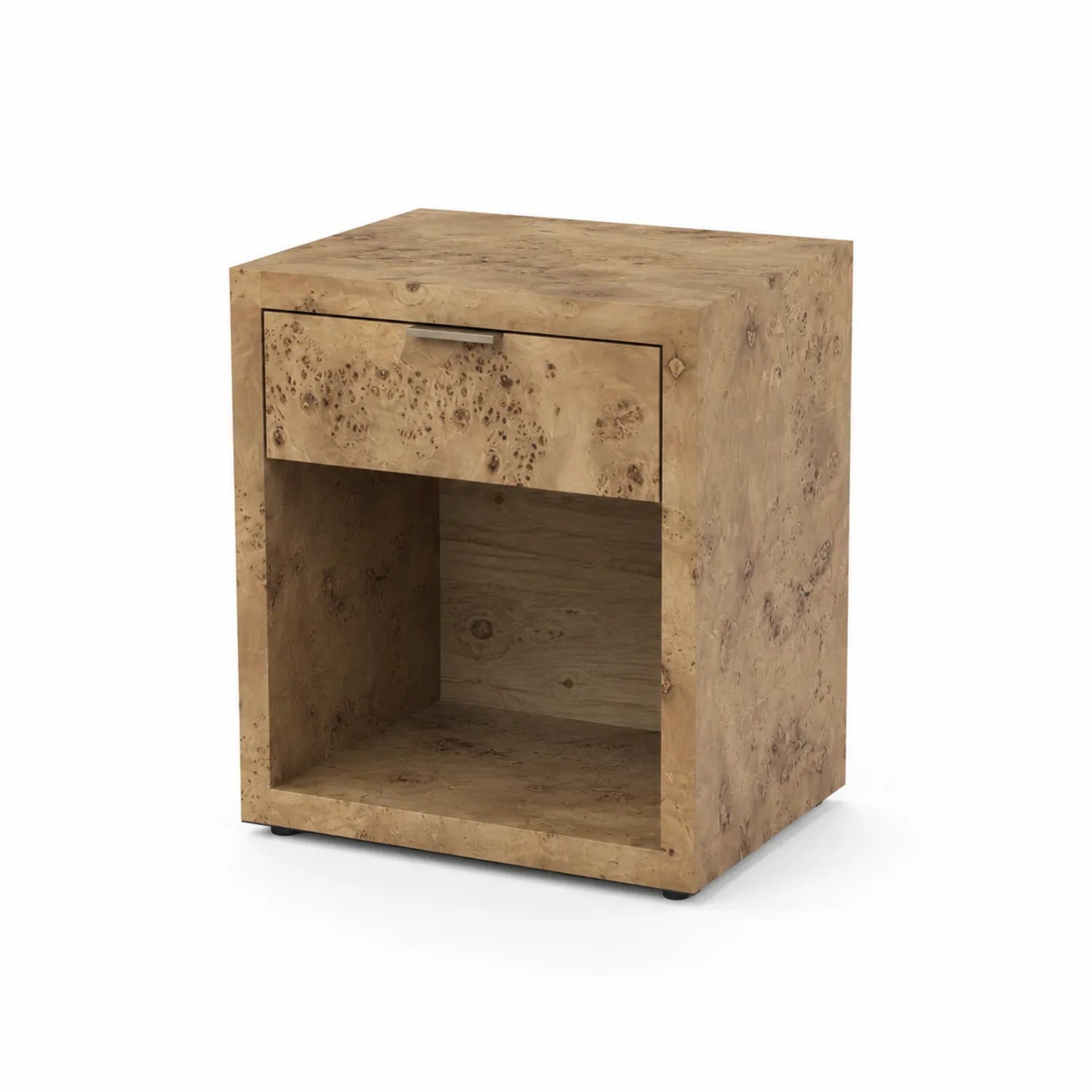 Mesa de noche de madera con cajón 50x40x60 cm