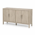 Aparador de Madera con 4 Puertas 150x40x90 cm Natural