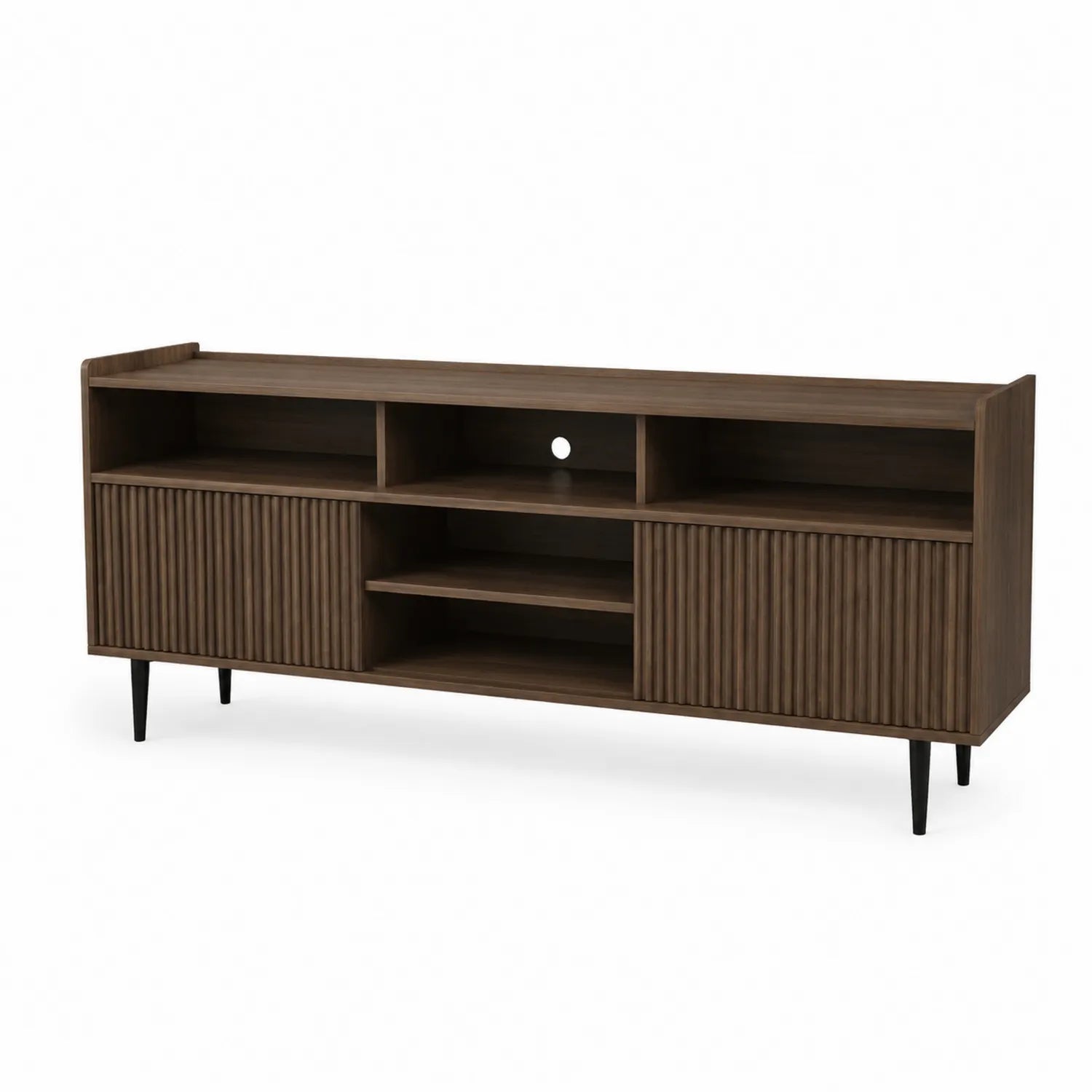 Mueble de TV de Madera Contrachapada de Nogal 150cm