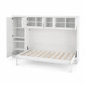 Cama Abatible con Almacenamiento de Madera 200x140 cm