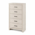 Cómoda de Madera con 5 Cajones Color Roble
