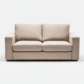 2-Seater Sofa 190x85x90 cm Fabric Upholstery - Beige - Contemporary Design