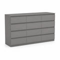 Cajonera de Madera 12 cajones Gris