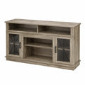 Mueble para TV de Madera con Puertas de Vidrio Templado